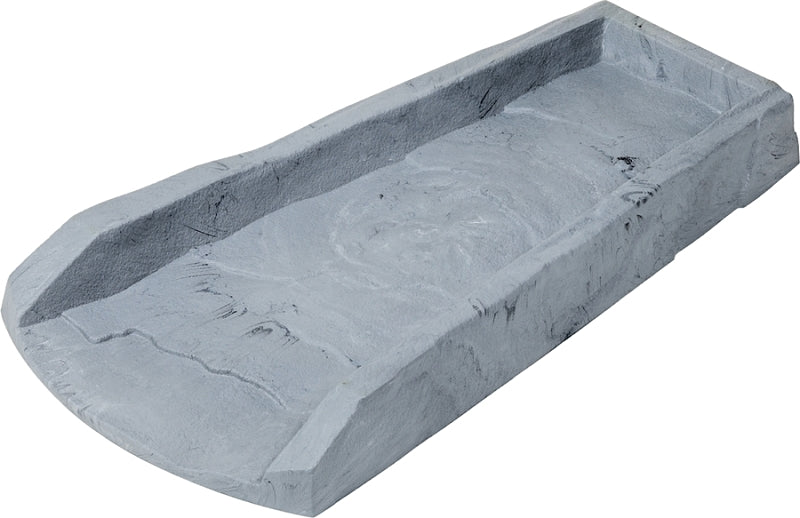 Amerimax 3014-12 Splash Block, 24 in L, 11-1/2 in W, Polypropylene, Slate Gray