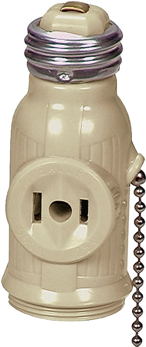 Eaton Wiring Devices 718V-BOX Adapter, 660 W, 2-Outlet, Thermoplastic, Ivory