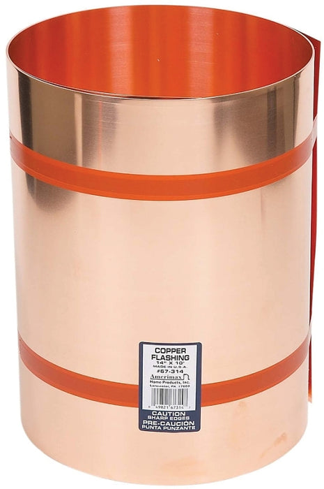 Amerimax 67320 Flashing Roll, 10 ft OAL, 20 in OAW, Copper