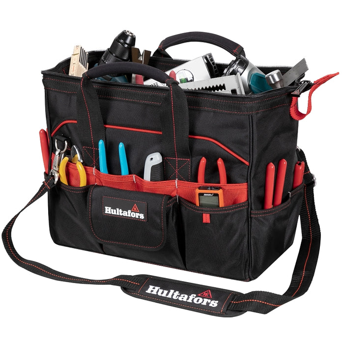 Hultafors HT5543 Tradesman's Tool Bag, 16 in H, Neoprene/Polyester