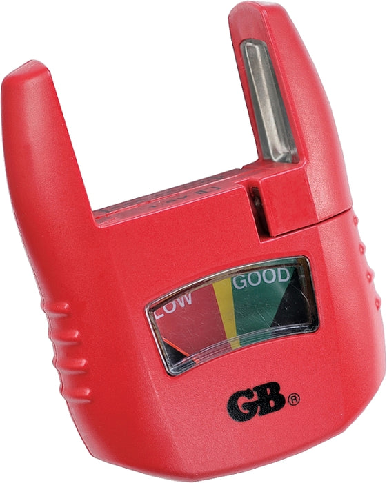 Gardner Bender GBT-3502 Battery Tester, Analog Display, Red