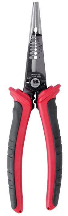 Gardner Bender GBP-61N Wire Stripper, 20 to 8 AWG Solid, 22 to 10 AWG Stranded Stripping, #6-32, #8-32 Cutting Capacity