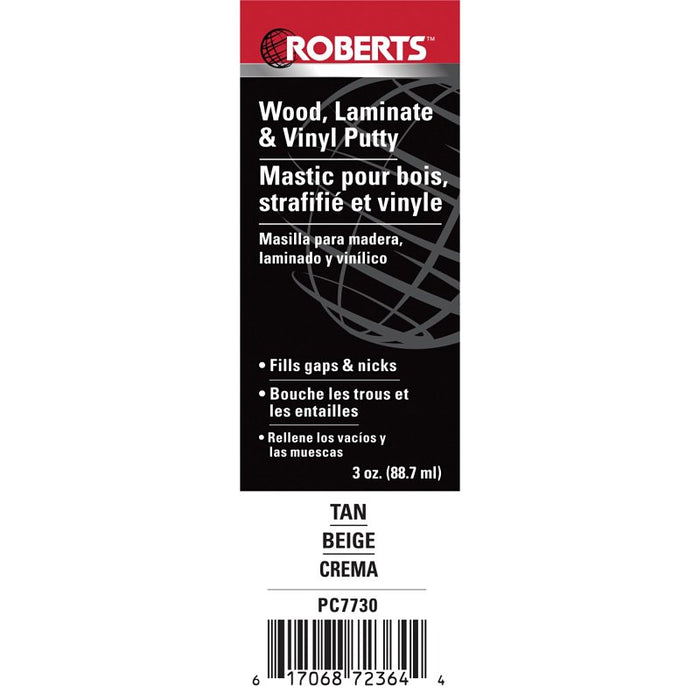 Roberts PC7730 Putty, Paste, Acrylic, Tan, 3 oz Tube