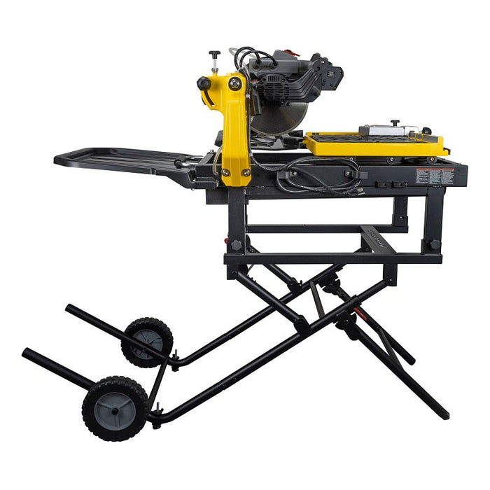 QEP 900XT Pro Series 61900Q Wet Tile Saw, 15 A, 10 in Dia Blade, 24 in Ripping, 5/8 in Arbor, 3600 rpm Speed