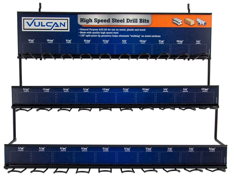 Vulcan 994850 Drill Bit Rack, HSS