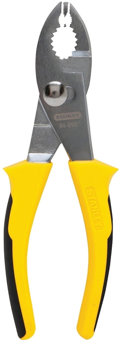 STANLEY 84-055 Slip Joint Plier, 6 in OAL, 1/2 in Jaw Opening, Ergonomic Handle, 7/8 in W Jaw, 1-1/8 in L Jaw