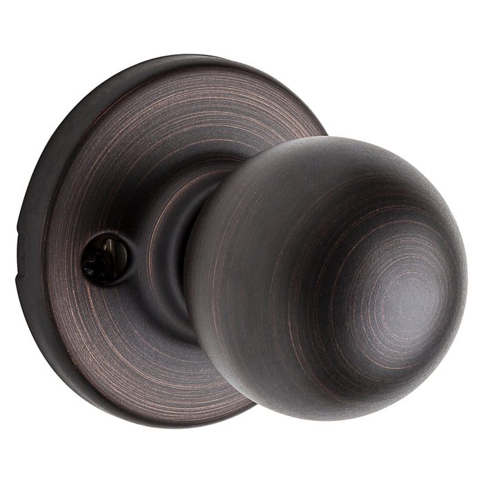 Kwikset 488P 11P V1 Dummy Knob, 1-7/8 in Dia Knob, Zinc, Venetian Bronze