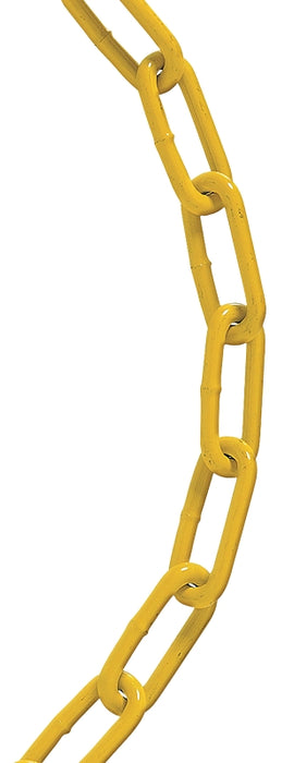 Baron 5454 Straight Link Chain, #2/0, 100 ft L, 520 lb Working Load, Powder-Coated/Yellow Chromate