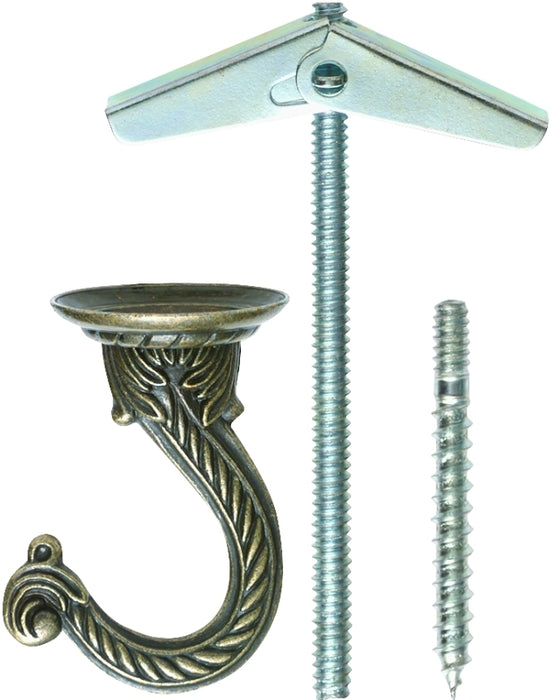 OOK 50332 Swag Hook, Antique Brass