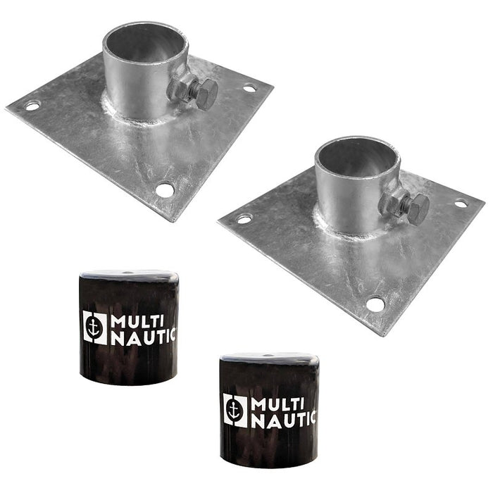 BASE PLATE & PVC CAP SET F/PST