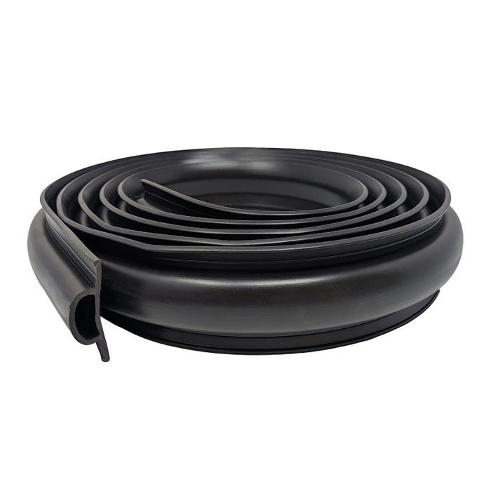 DOCK BUMPER PVC BLK 3X1INX16FT