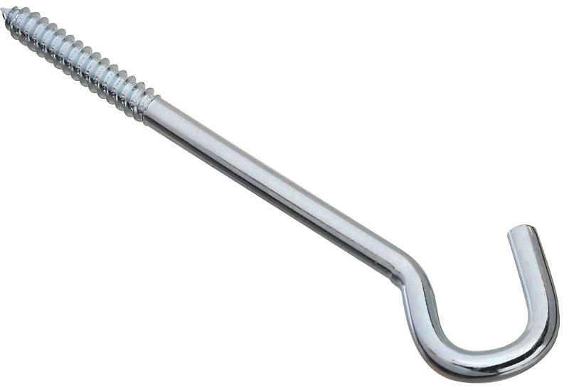 National Hardware 2156BC Series N220-897 Screw Hook, 3/8 in Opening, 8 in L, Steel, Zinc