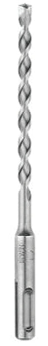 Irwin 322017 Hammer Drill Bit, 1/4 in Dia, 6 in OAL, Twist Flute, 1-Flute, 2 in Dia Shank, SDS Plus Shank