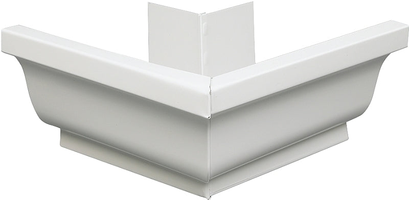 Amerimax 27202 Gutter Miter, Aluminum, White