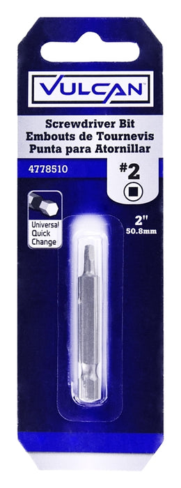 Vulcan 305971OR Screwdriver Bit, S2 Chrome Molybdenum Steel