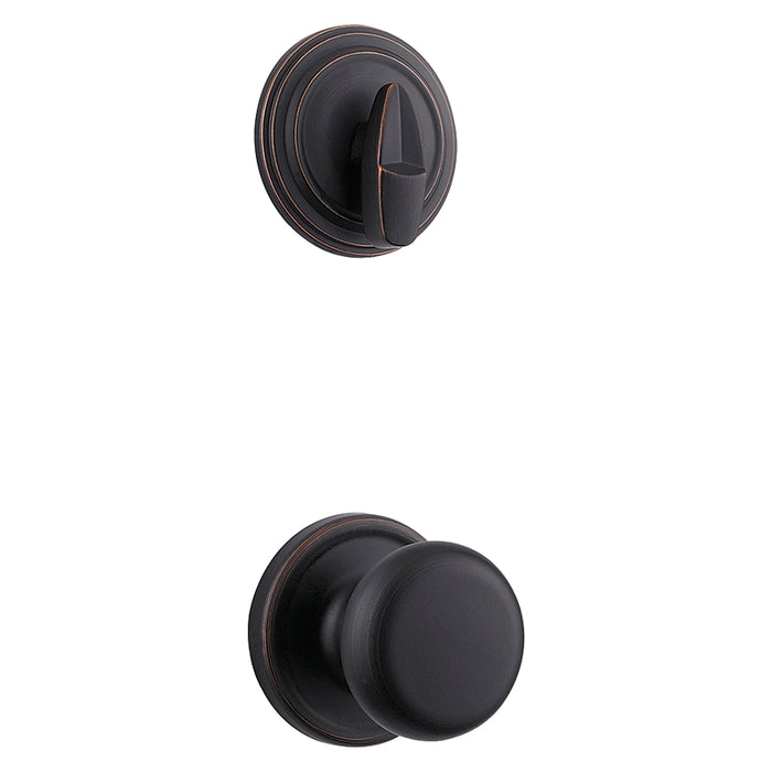 Kwikset 966H11PBX Door Knob, Venetian Bronze