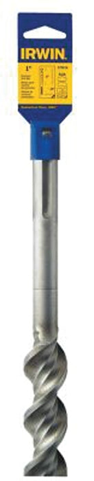 Irwin 323010 Hammer Drill Bit, 3/4 in Dia, 21 in OAL, Twist Flute, 4-Flute, 5 in Dia Shank, SDS Max Shank