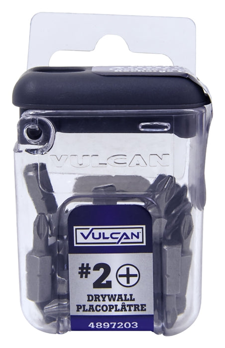 Vulcan 402741OR Screwdriver Bit, Hex Shank, S2 Chrome Molybdenum Steel