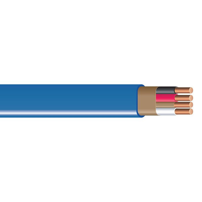 Southwire 63946872 Sheathed Cable, 14 AWG Wire, 3-Conductor, 300 ft L, Copper Conductor, PVC Insulation, Nylon Sheath