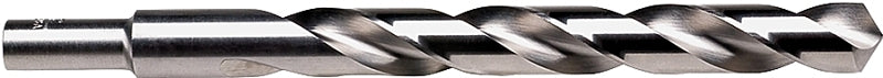 Irwin 73825 Jobber Drill Bit, 25/64 in Dia, 5-1/8 in OAL, Spiral Flute, 2-Flute, 25/64 in Dia Shank, Reduced Shank