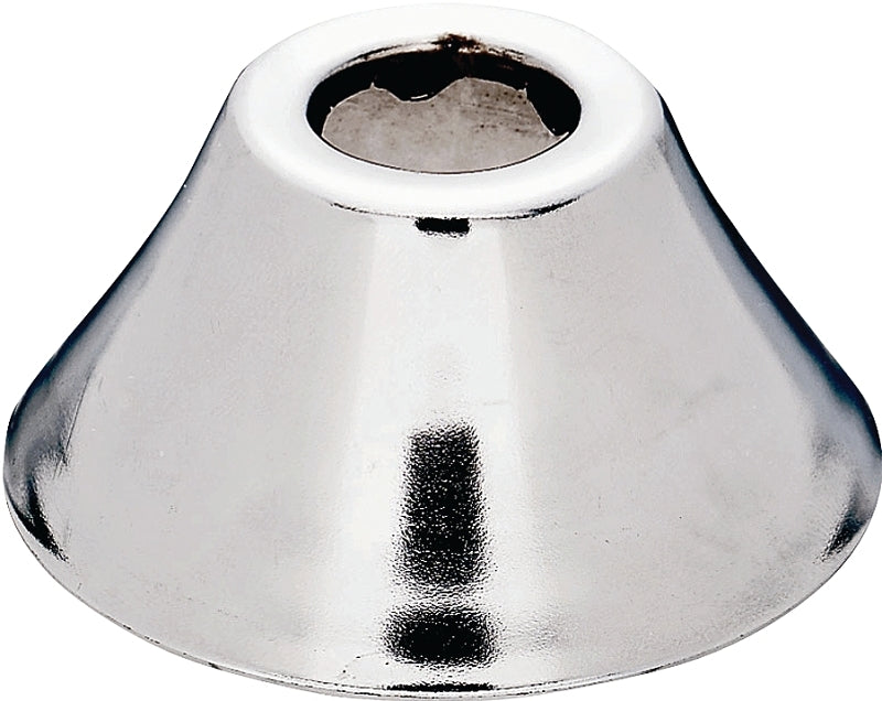 Plumb Pak PP58PC Bath Flange, 4 in OD, For: 1-1/4 in Pipes, Polished Chrome