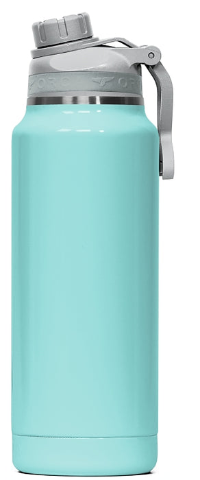 Orca Hydra Series ORCHYD34SF/SF/GY Bottle, 34 oz, 18/8 Stainless Steel/Copper, Seafoam, Powder-Coated