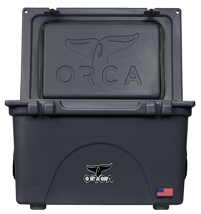 Orca ORCCH040 Cooler, 40 qt Cooler, Charcoal, 10 days Ice Retention