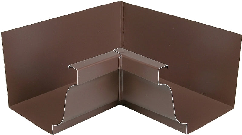 Amerimax 2520119 Gutter Miter, K-Style Gutter, Aluminum, Brown