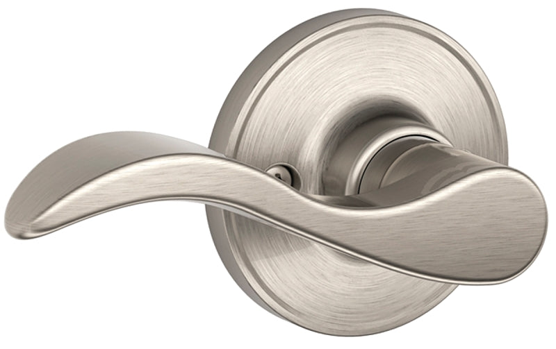 Schlage J Series J170SEV619LH Left Hand Dummy Lever, Mechanical Lock, Satin Nickel, Metal, Residential, Left Hand