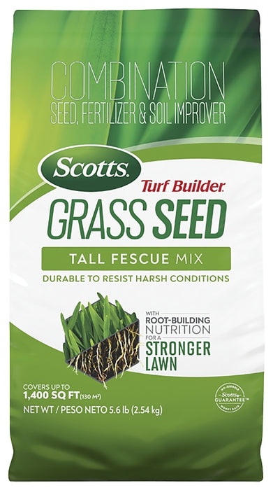 Scotts Turf Builder 18047 Grass Seed, 5.6 lb Bag