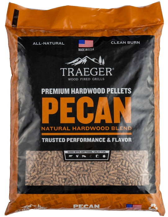 Traeger PEL314 Pellet, Pecan, Wood, 20 lb Bag