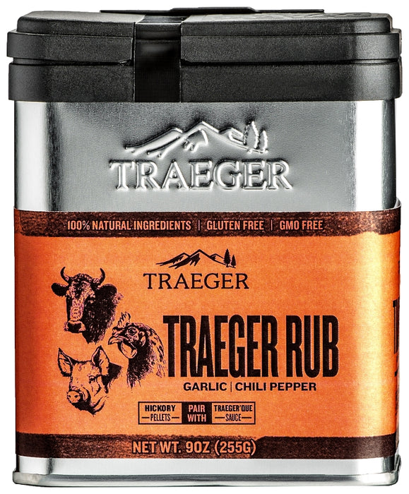 Traeger SPC174 Rub, Chili Pepper, Garlic, 9 oz Tin