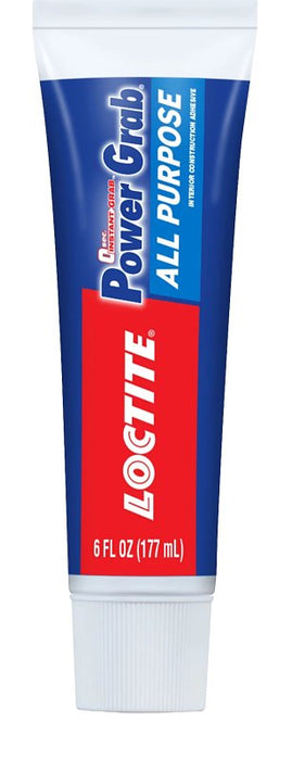 Loctite 2029846 Construction Adhesive, White, 6 fl-oz Squeeze Tube