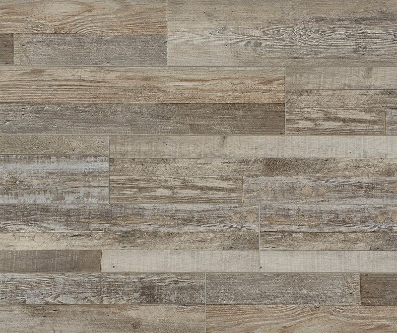 Choice Vinyl Santa Monica Series CVP103S02 Flooring Plank, Crescent Bay, 48 in L, 7 in W, Beveled Edge, Vinyl