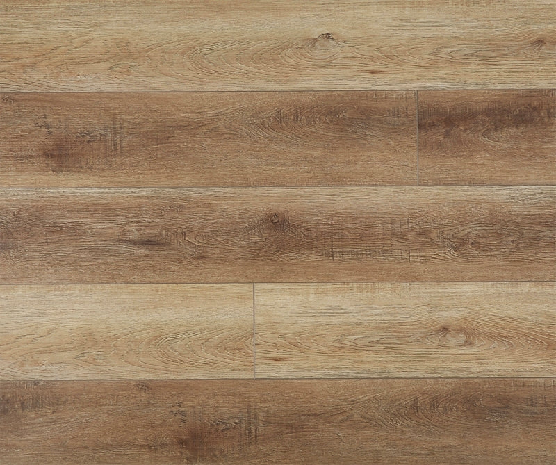 Healthier Choice Flooring CVP102G03 Luxury Plank with Pad, Chardonnay, 48 in L, 7 in W, Beveled Edge, SPC