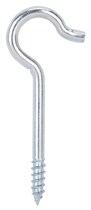 ProSource LR-314-PS Ceiling Hook, 25 lb Working Load, Steel, Silver, Zinc