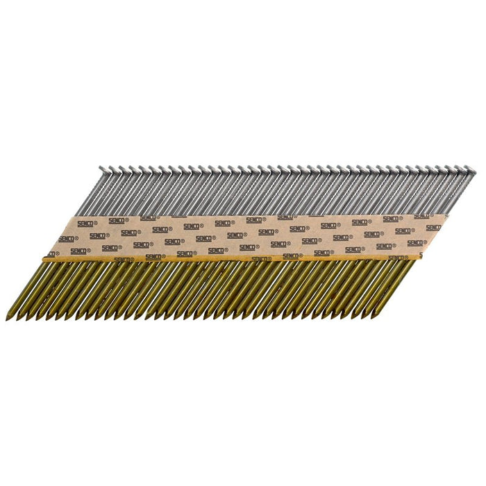 Senco K527APBXNR Nail Strip, 3 in L, Steel, Bright Basic/Sencote, ProHead Head, Smooth Shank