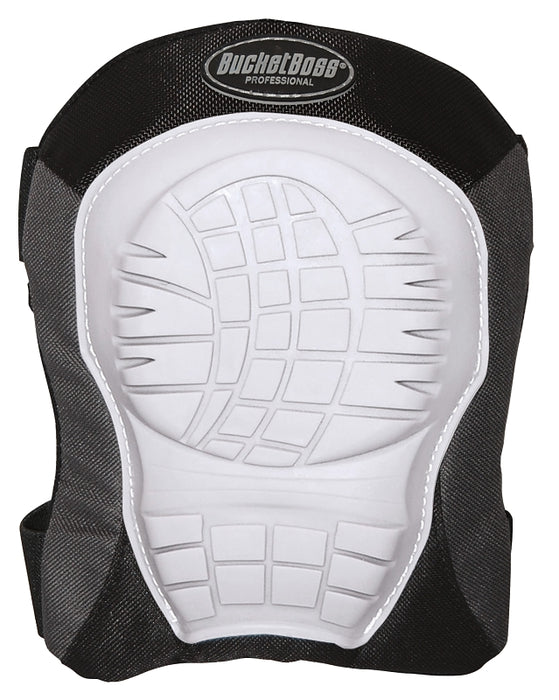 Bucket Boss 94200 Soft Shell Knee Pad, Soft Rubber Cap, Foam Pad, 2-Strap, Straps with Hook and Loop Closure