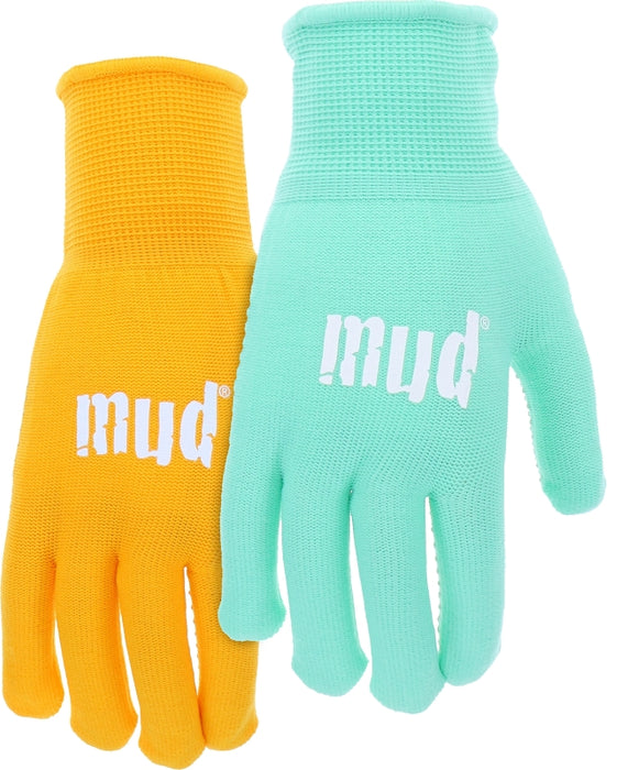 GLOVE NYLN DOT ON MINT SAF M/L