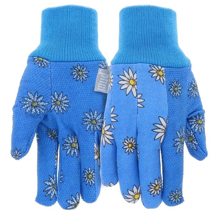 GLOVE PVC PRINT DAISY WOMENS L