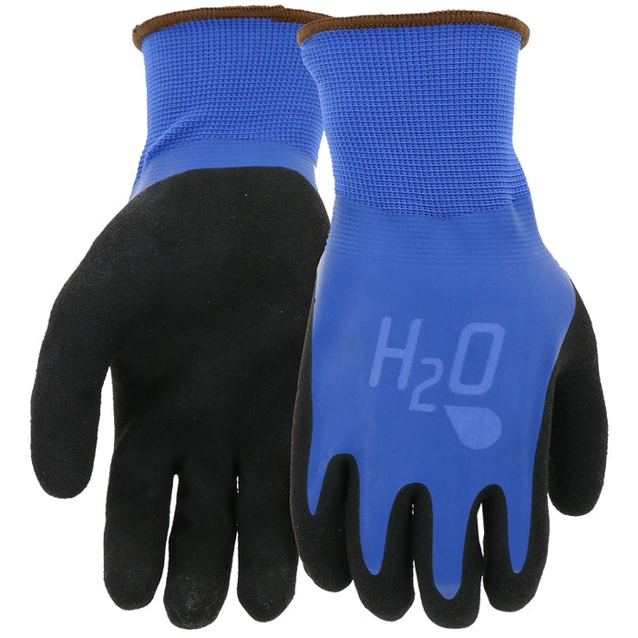 Mud SM7186BS Gloves, S, Latex Coating, Cobalt Blue