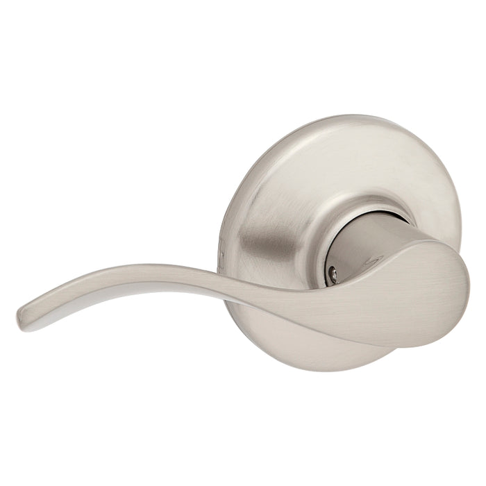 Kwikset 92001-525 Passage Lever, Satin Nickel, Reversible Hand, 3 Grade