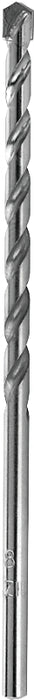 Irwin 5026015 Drill Bit, 1/2 in Dia, 6 in OAL, Percussion, Spiral Flute, 1-Flute, 3/8 in Dia Shank, Straight Shank