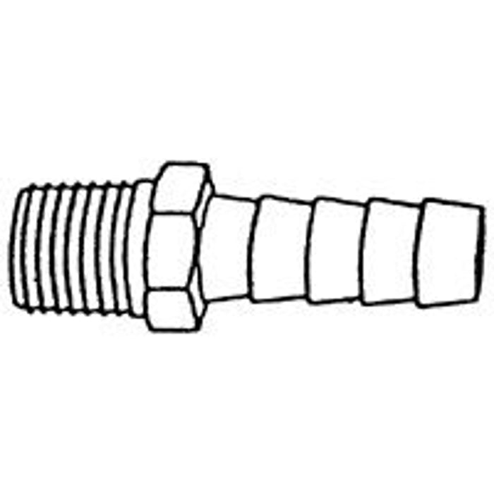 US Hardware M-325C Hose Barb, Specifications: Brass