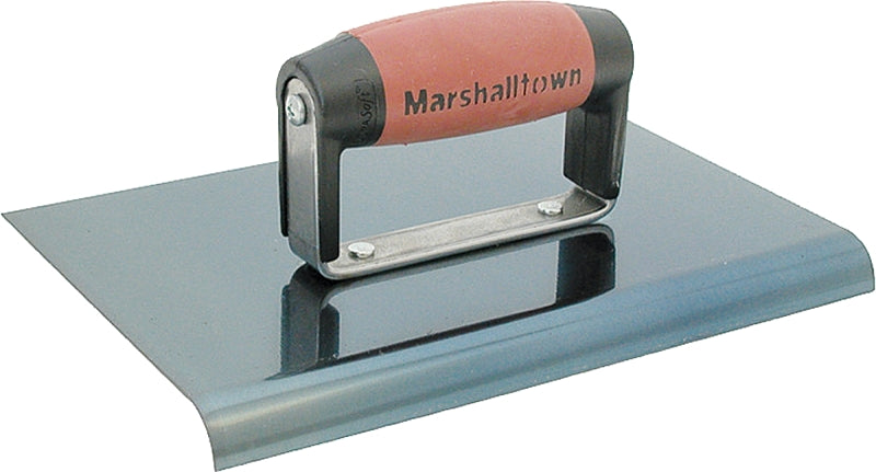 Marshalltown DuraSoft Series 162BD Hand Edger, 6 in L Blade, 6 in W Blade, HCS Blade, 1/2 in Lip, 3/8 in Lip Radius