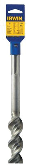 Irwin 323014 Hammer Drill Bit, 7/8 in Dia, 13 in OAL, Twist Flute, 4-Flute, 5 in Dia Shank, SDS Max Shank