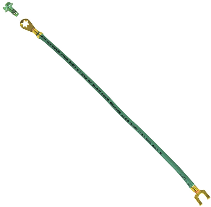 Gardner Bender GGP-1502 Grounding Pigtail, 12 AWG Wire, Copper, Green, 2/BAG