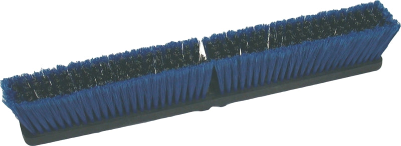 Birdwell 2028-12 Broom Head, Threaded, 3 in L Trim, Polypropylene/Polystyrene Bristle, Black