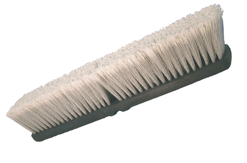 Birdwell 2019-12 Broom Head, Threaded, 3 in L Trim, Polypropylene/Polystyrene Bristle, Gray