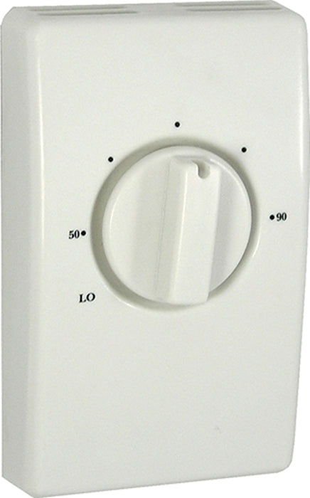 TPI S2022 Thermostat, Single-Pole, White